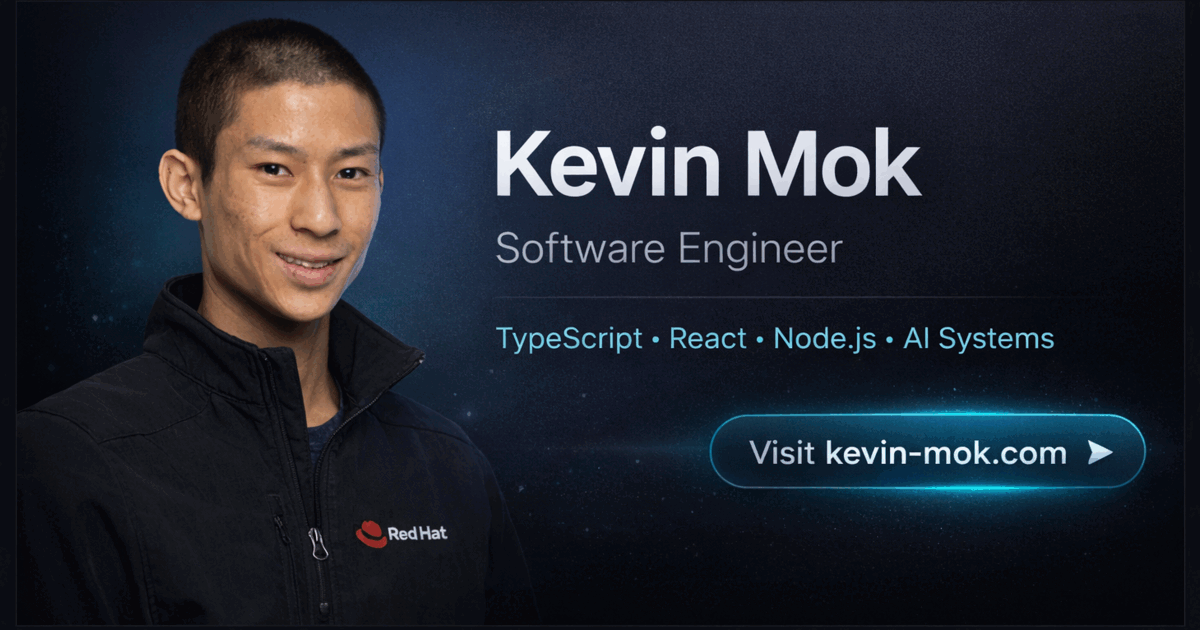Kevin Mok | Full-Stack Engineer Open to Work